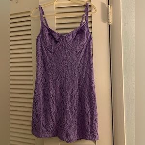 NWT Urban Outfitters Adelaide bustier lace mini dress